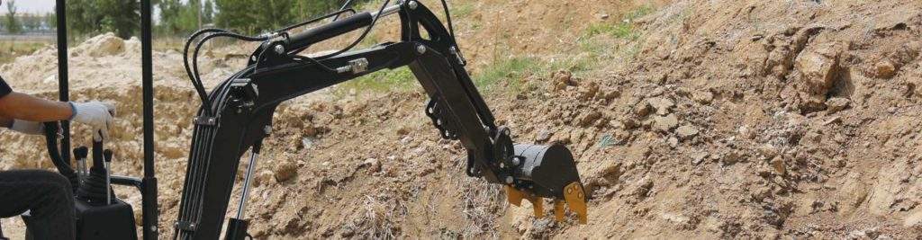 Mini-pelle de 1,0 tonne